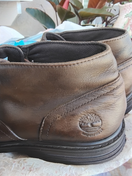 Timberland Dark Brown Leather Waterproof Chukka 9.5 main image 7
